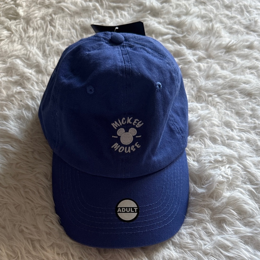 NWT Blue Mickey Mouse Baseball Cap